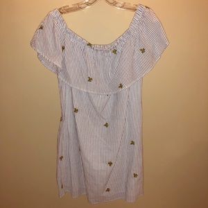 Off the shoulder cactus dress